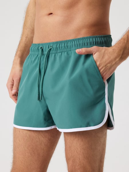 Björn Borg Borg Retro Swim Shorts Grøn, S