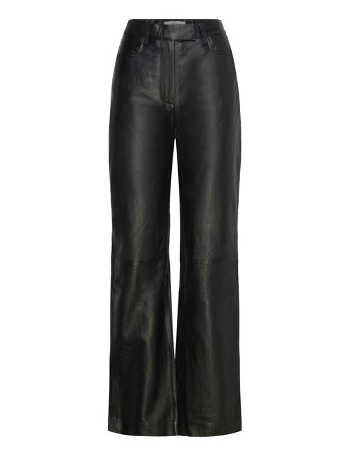 REMAIN Birger Christensen | Straight Leg Leather Pants | 38