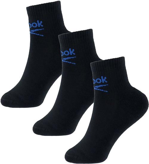 Reebok Ankelstrømper - 3-pak - Sort