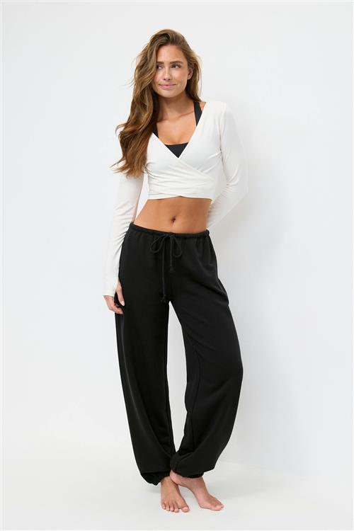 Gina Tricot - Soft sport sweatpants - Joggingbukser - Sort - XS - Dame