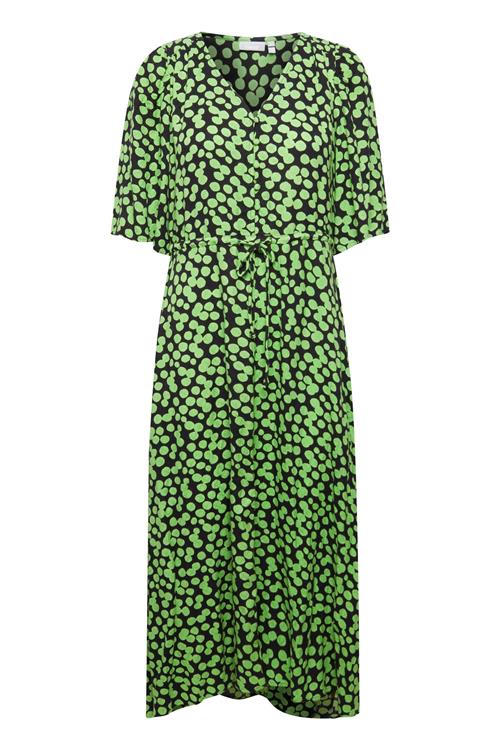 Fransa Blusekjole 'Nemma'  lime / sort