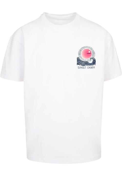 Merchcode Bluser & t-shirts 'Sunset Charm'  hvid
