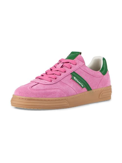 Tamaris Sneaker low  grøn / lys pink