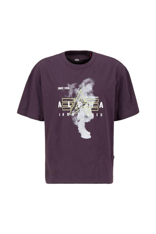 ALPHA INDUSTRIES Bluser & t-shirts  grå / lysegrøn / mørkelilla / hvid