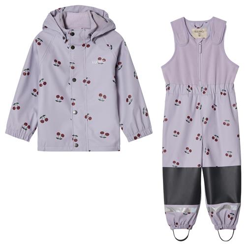 Kuling Ottawa Foret Regnsæt Violet Cherry Violet Cherry 98/104 cm Rain Lilla  98/104 cm  unisex