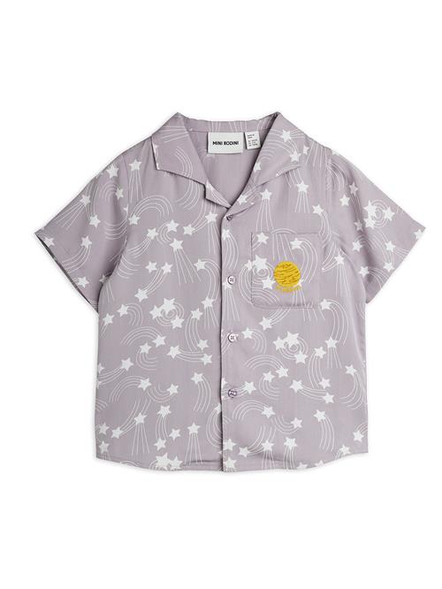 Mini Rodini Starfall Vævet Skjorte Purple  Purple 116/122 cm  Lilla  116/122 cm  unisex