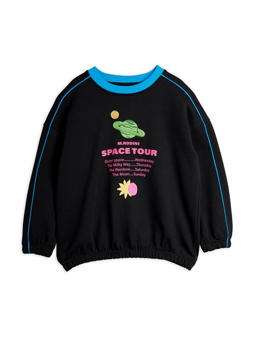 Mini Rodini Space Tour Sweatshirt Black  Black 116/122 cm  Sort  116/122 cm  unisex
