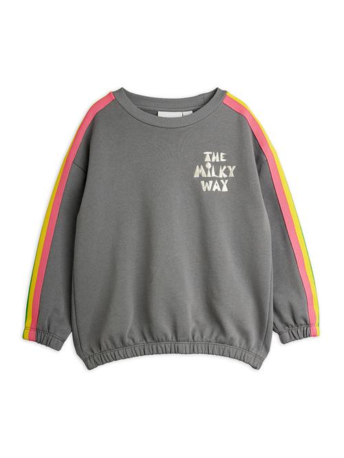 Mini Rodini The Milky Way Rainbow Sweatshirt Grey  Grey 140/146 cm  Grå  140/146 cm  unisex