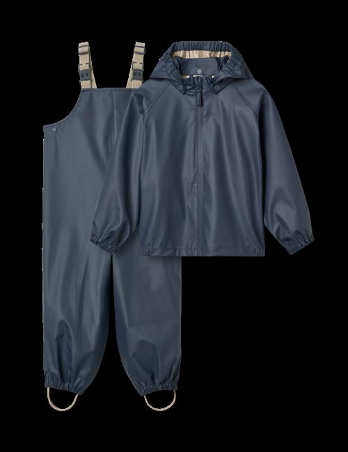 Wheat Rainwear Charlie Set Ink Ink 110 cm  Marineblå  110 cm  unisex