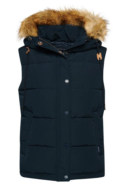 Superdry & Co Vest 'Everest'  marin / brun