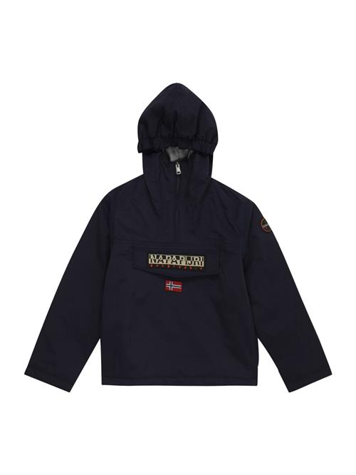 NAPAPIJRI Funktionsjakke 'Rainforest'  beige / natblå / mørkerød / sort