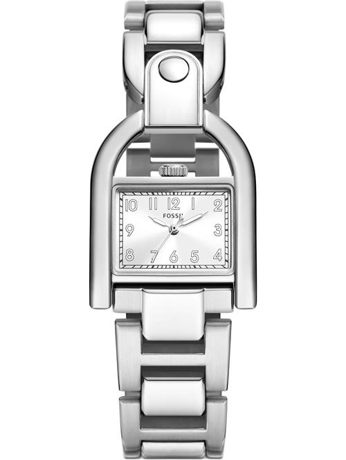 FOSSIL Analogt ur 'HARWELL'  sølv / hvid