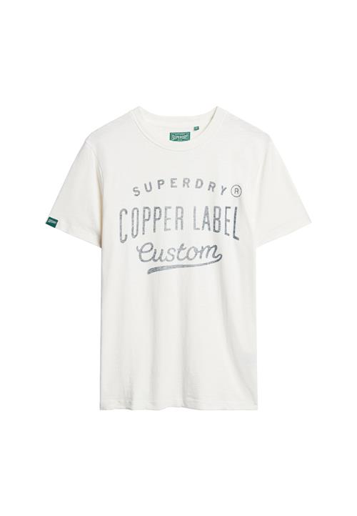 Superdry & Co Bluser & t-shirts 'Copper'  røgblå / hvid