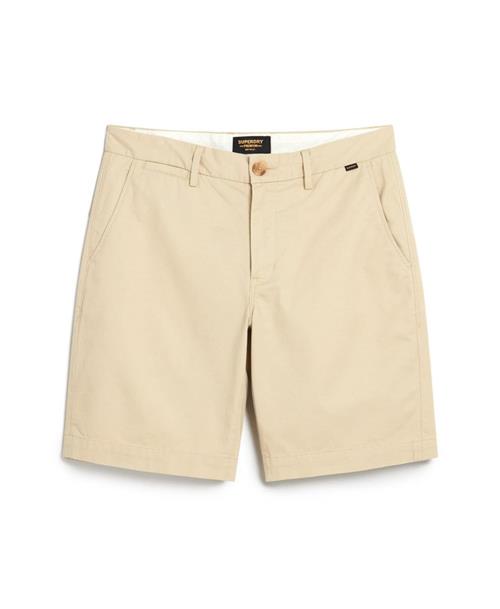 Superdry & Co Lærredsbukser  beige / marin / guld