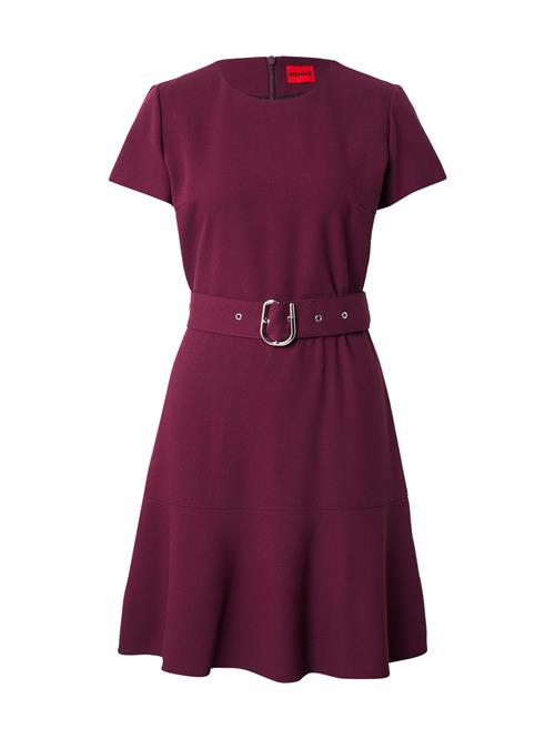 HUGO Kjole 'Kevola'  aubergine