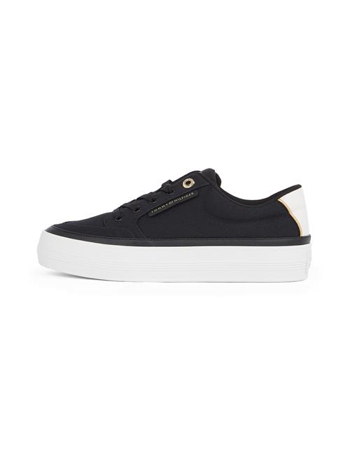 TOMMY HILFIGER Sneaker low 'Essential'  guld / sort / hvid