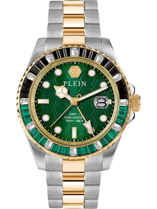 Philipp Plein Analogt ur  guld / græsgrøn / sølv