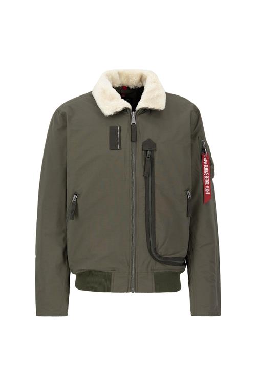 ALPHA INDUSTRIES Overgangsjakke  creme / oliven / sort