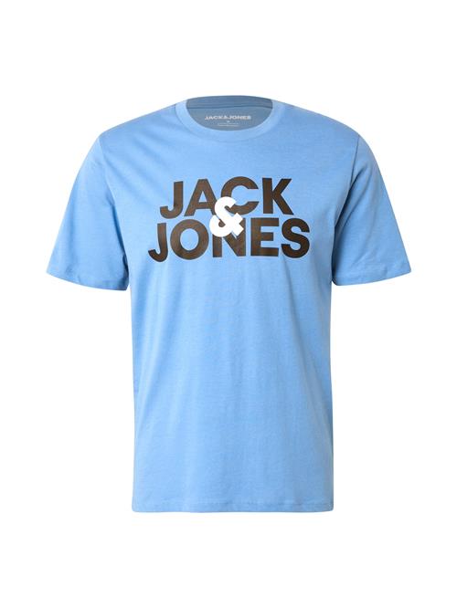 JACK & JONES Bluser & t-shirts 'JWHJACULA'  lyseblå / sort / hvid
