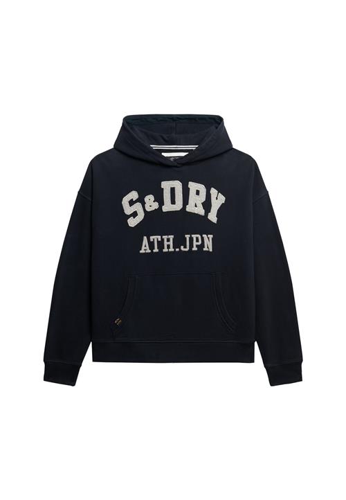 Superdry & Co Sweatshirt 'Athletic Essentials'  marin / hvid