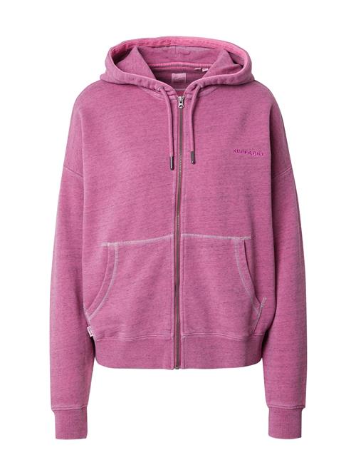 Superdry & Co Sweatjakke 'Essential'  pink-meleret