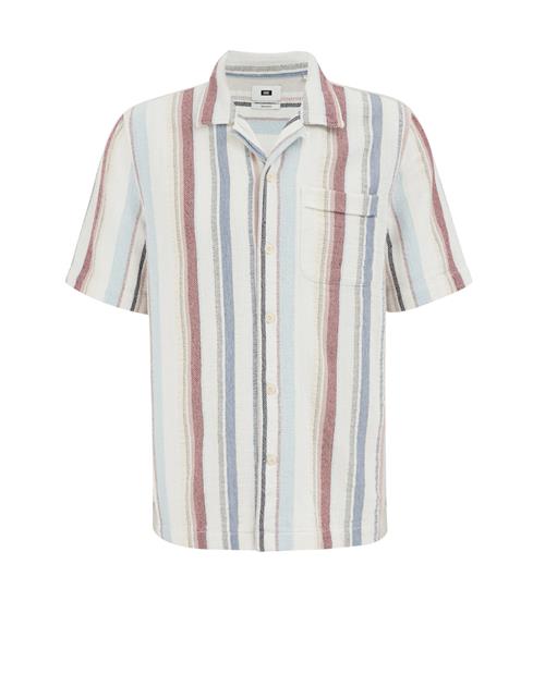 WE Fashion Skjorte  blå / lyseblå / rød / hvid