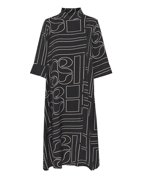 My Essential Wardrobe Kjole 'Kelly'  sort / hvid