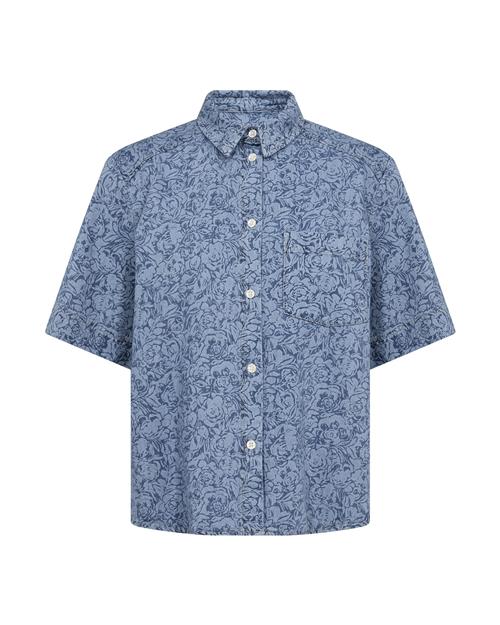 Part Two Bluse 'NiclaPW'  blue denim / lyseblå