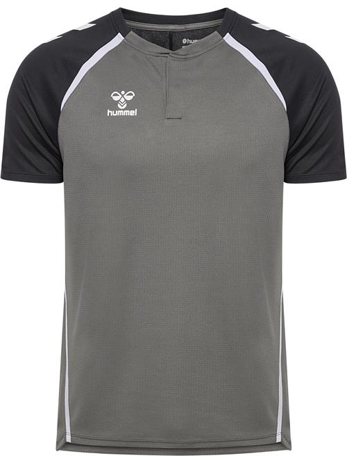 Hummel Funktionsskjorte 'Lead 2.0'  grå / sort / hvid