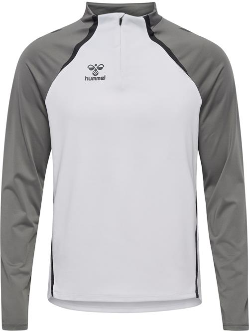 Hummel Funktionsskjorte 'Lead 2.0'  grå / sort / hvid