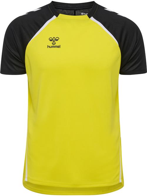 Hummel Funktionsskjorte 'Lead 2.0'  gul / sort / hvid