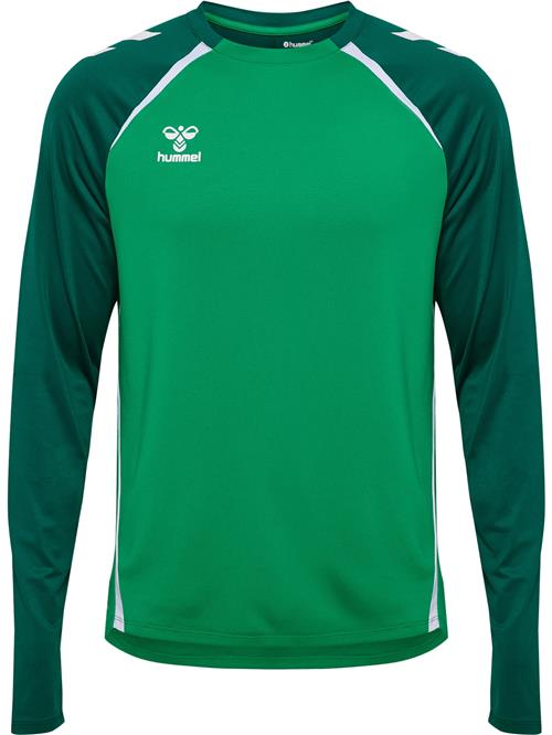 Hummel Sportsweatshirt 'Lead 2.0'  gran / neongrøn / hvid