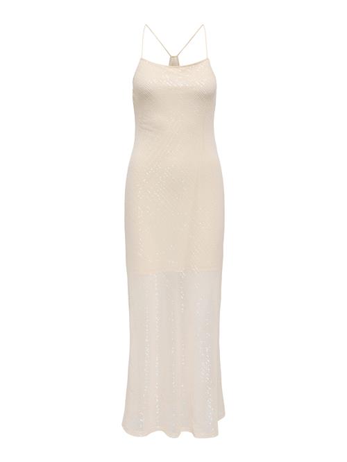 Only Petite Festkjole  lysebeige