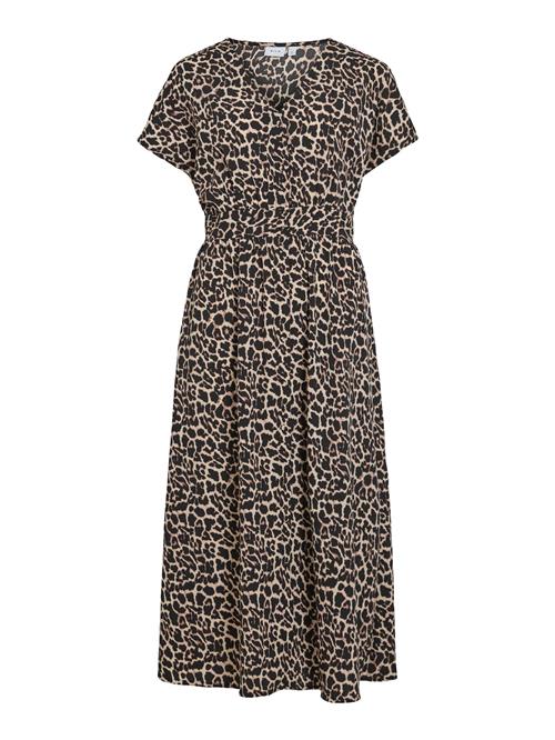 VILA Kjole  beige / brun / sort