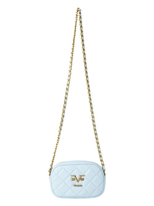 19V69 ITALIA Skuldertaske 'Vivi'  himmelblå / guld