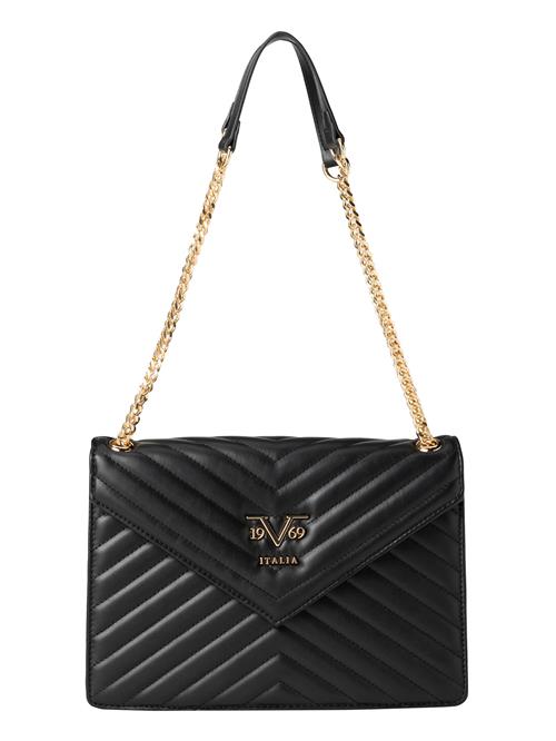 19V69 ITALIA Skuldertaske 'Bianca'  guld / sort