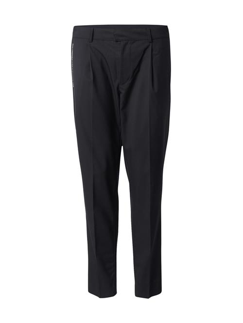 Karl Lagerfeld Bukser med lægfolder  sort / hvid