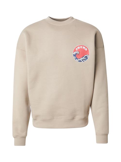 ALPHA INDUSTRIES Sweatshirt 'Japan Wave Warrior'  sand