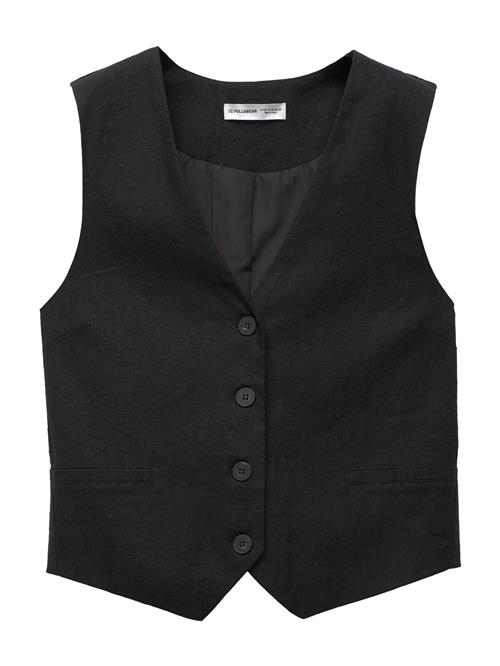 Pull&Bear Jakkesætsvest  sort