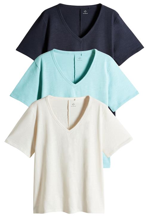 The Set Shirts  beige / navy / lyseblå