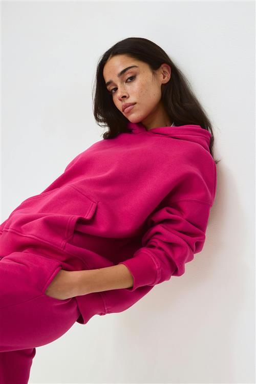 Gina Tricot - Iconic hoodie - hoodies - Lyserød - XS - Dame