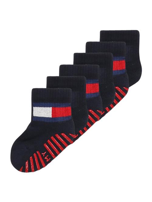 TOMMY HILFIGER Sokker  navy / mørkeblå / knaldrød / naturhvid