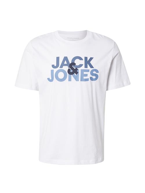 JACK & JONES Bluser & t-shirts 'JWHJACULA'  safir / opal / hvid
