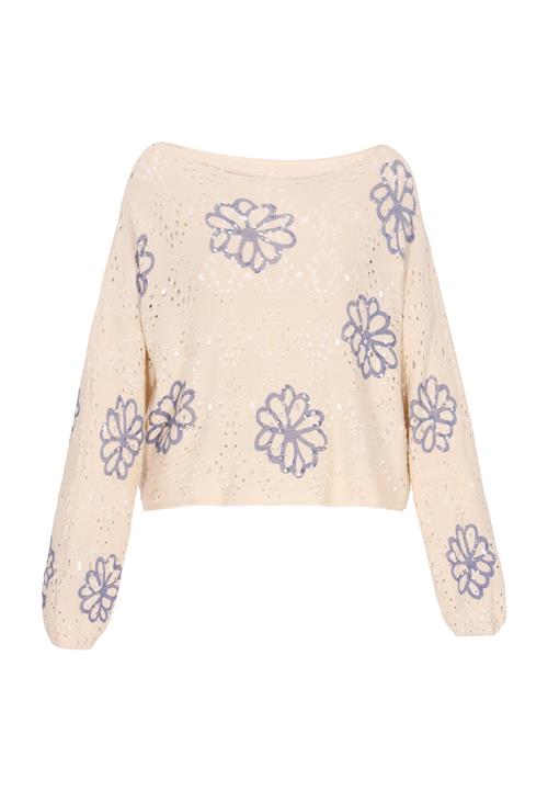 swirly Pullover 'Comfy'  beige / ensian