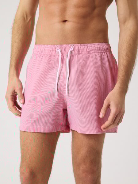 Björn Borg Borg Seersucker Swim Shorts Rød, M