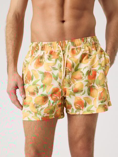 Björn Borg Borg Print Swim Shorts Grøn, S