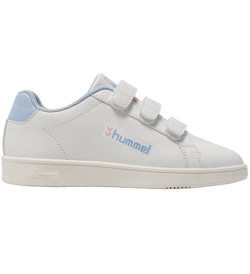 Hummel Sko - Match Point JR - White/ Blue/ Pink