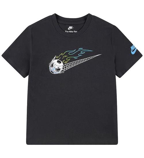 Nike T-shirt - DK Smoke Grey m. Fodbold
