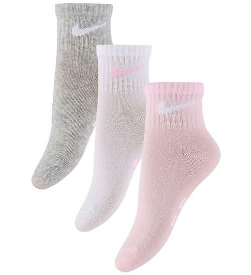 Nike Ankeltrømper - 3-pak - Gripper - Pink Foam