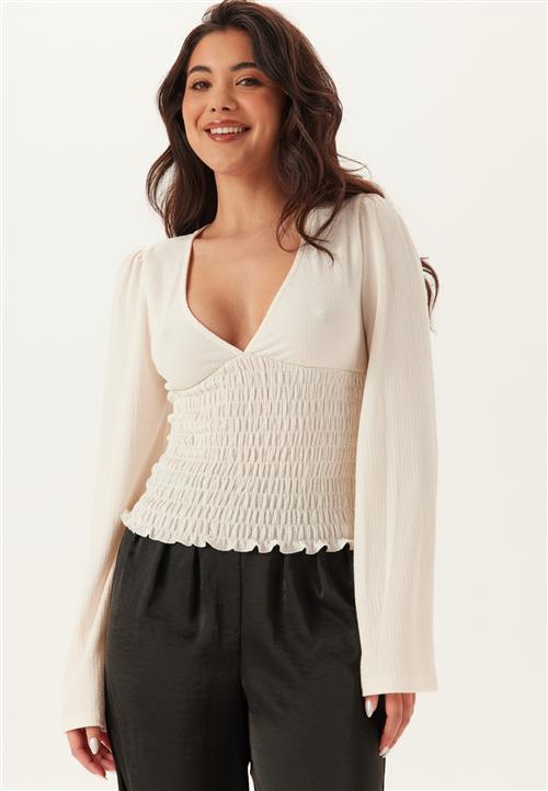 BUBBLEROOM Structure Smock Top